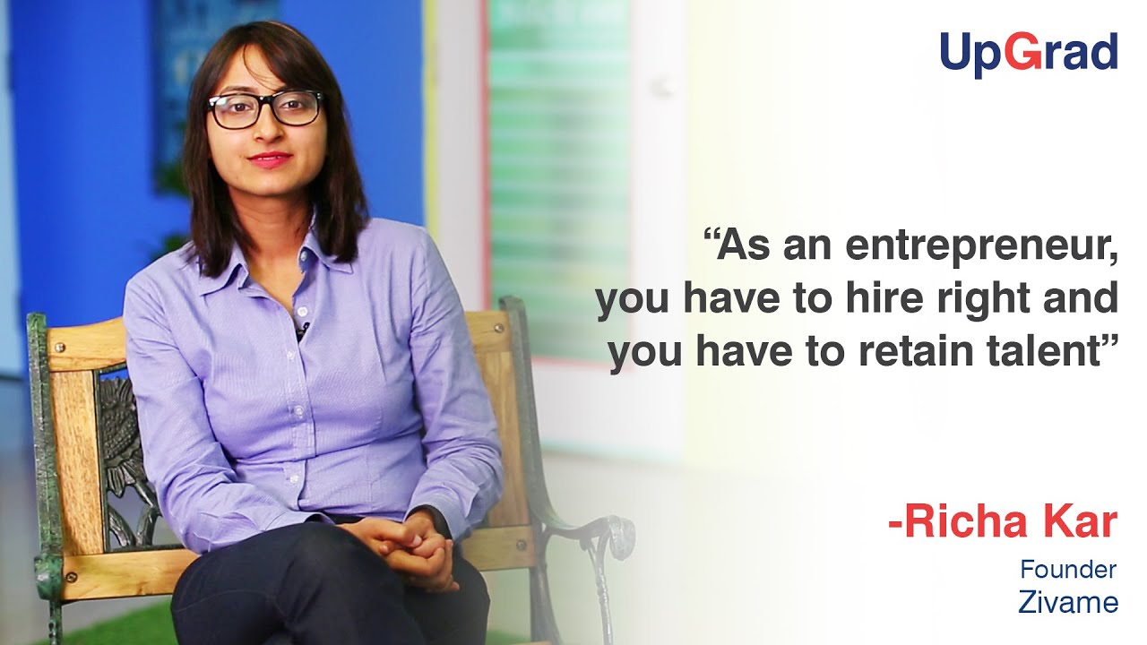 Entrepreneur Speak | Zivame's Founder - Richa Kar On Entrepreneurship | Lingerie Startup | UpGrad