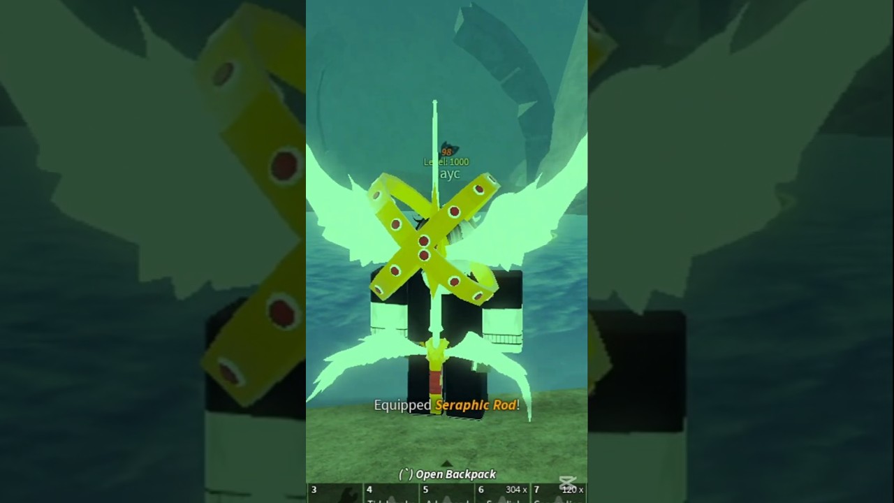Seraphic Rod  #roblox #fisch