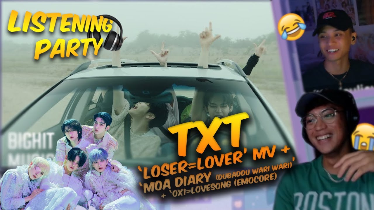 TXT (투모로우바이투게더) REACTION | 'LO$ER=LO♡ER' MV & 'MOA Diary (Dubaddu Wari Wari)' | [RAW]