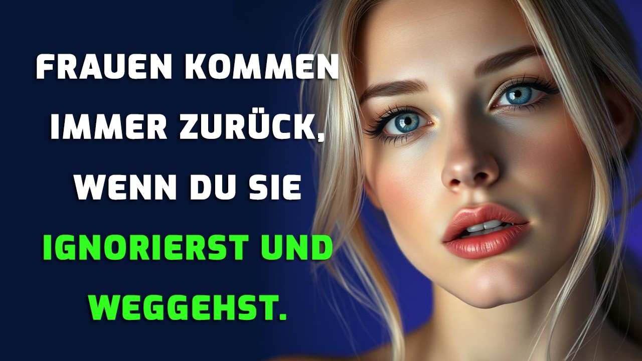 Warum Frauen dich nie vergessen, wenn du dich distanzierst (psychologischer Trick)