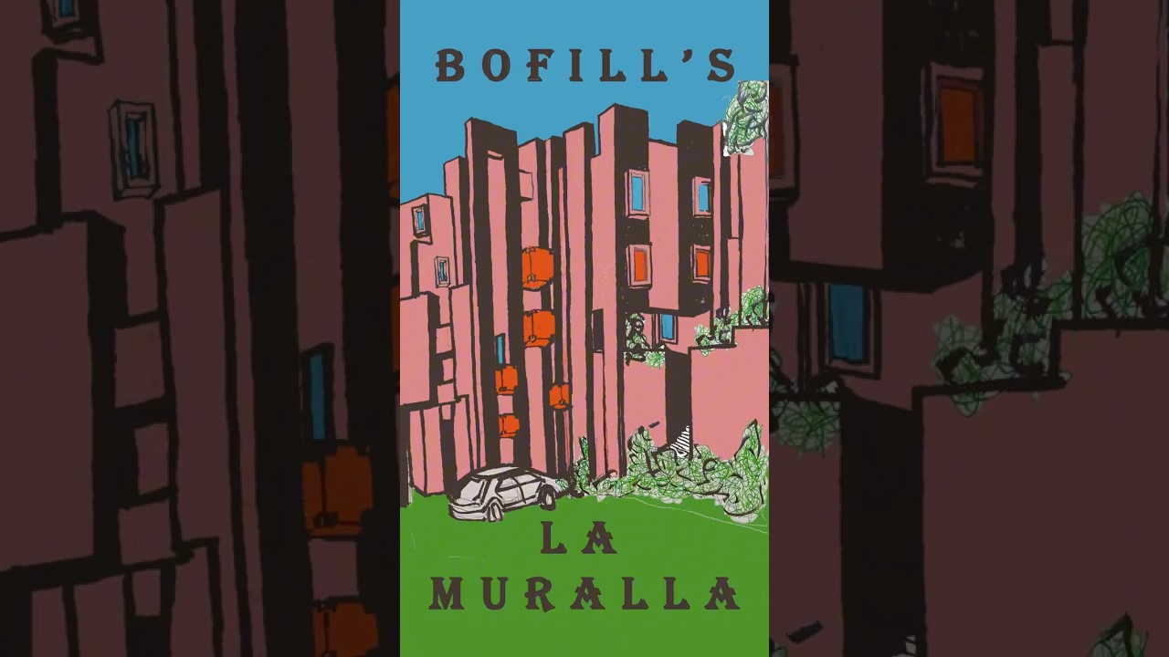 How to draw La Muralla by Ricardo Bofill #howtodraw