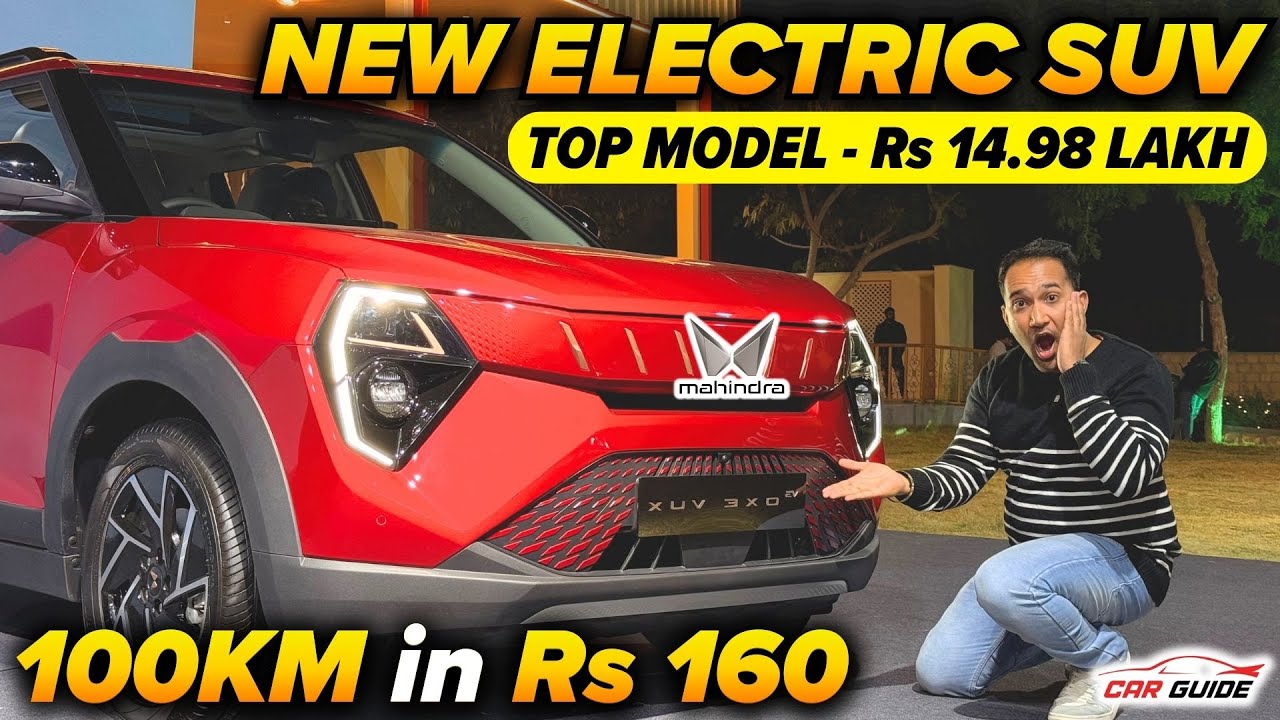 Mahindra XUV 3XO Electric at Rs 14 Lakh 🔥 MG Windsor & Tata Nexon EV Rival 🤯 Rs 15 Lakh Electric SUV