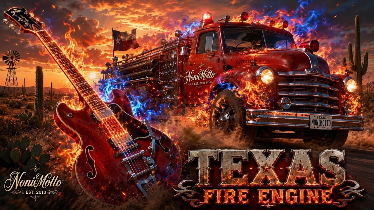 Texas Fire Engine | Heavy Blues Rock & Roll (Original Music)