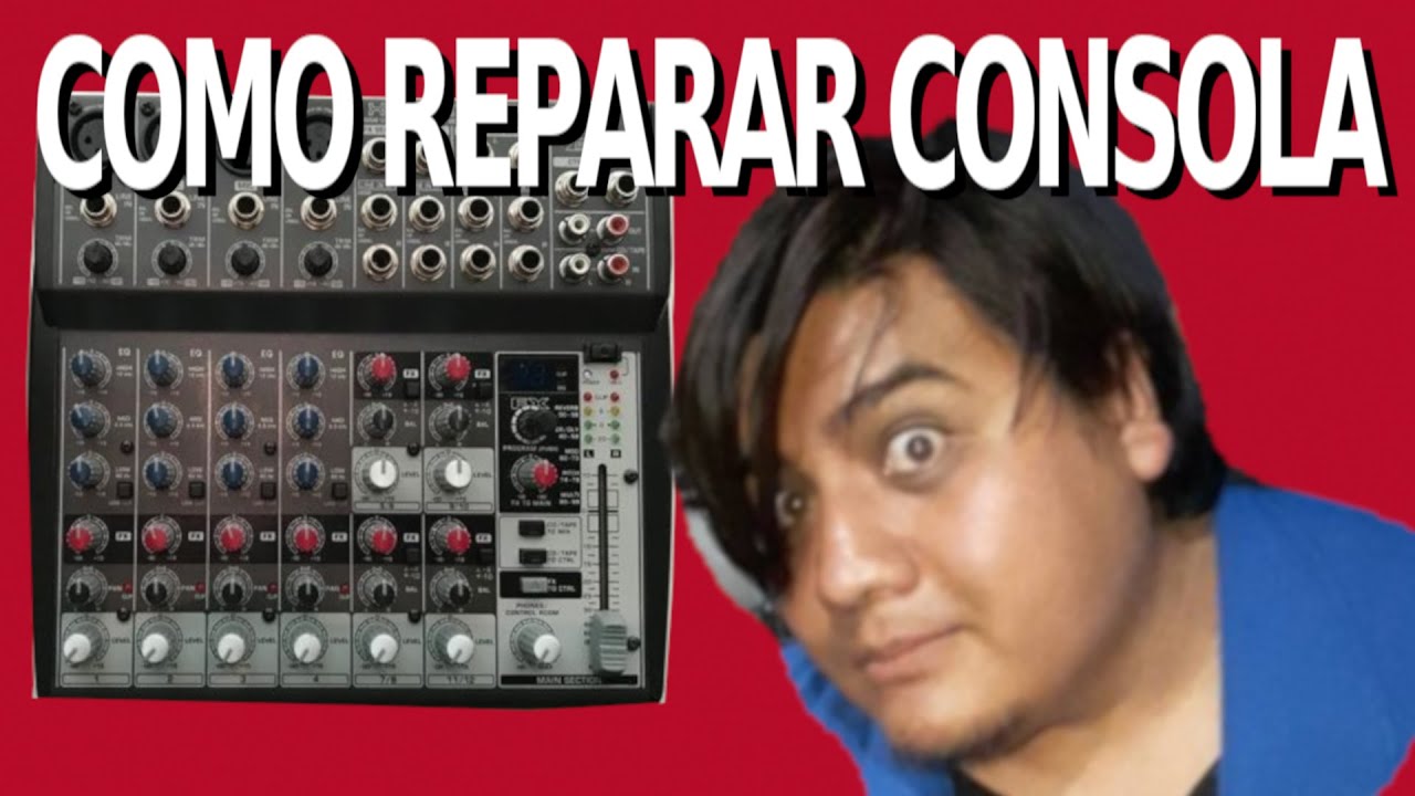 Como reparar consola Behringer 1202 (Parte 1)