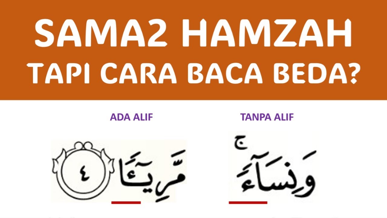 HAMZAH INI TIDAK BOLEH DISUKUNKAN | BELAJAR BACA HAMZAH DI AKHIR