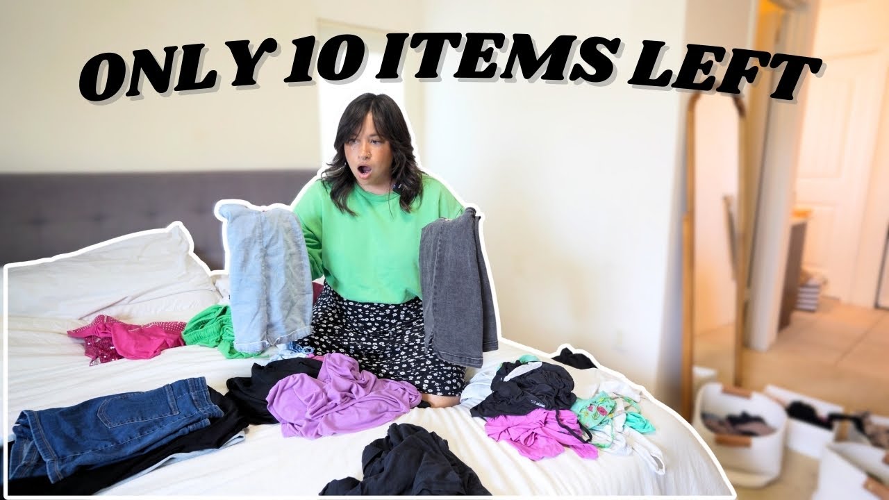Speed DECLUTTER my ENTIRE CLOSET (ruthless)