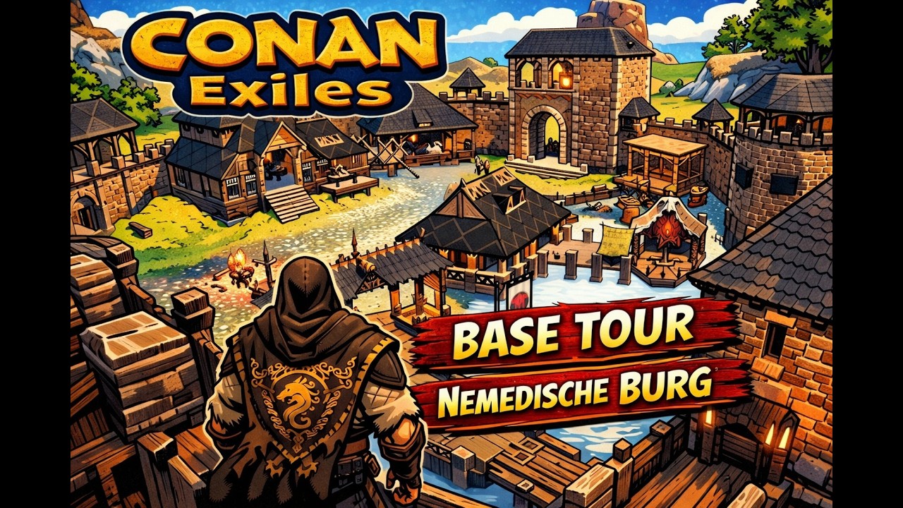 Conan Exiles Base Tour Nemedische Burg