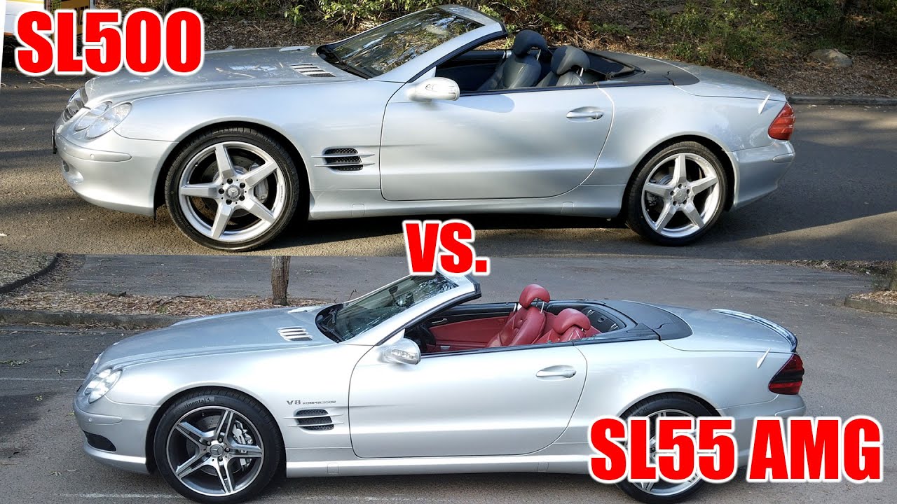Comparison: Mercedes-Benz SL55 vs SL500 | Episode 138