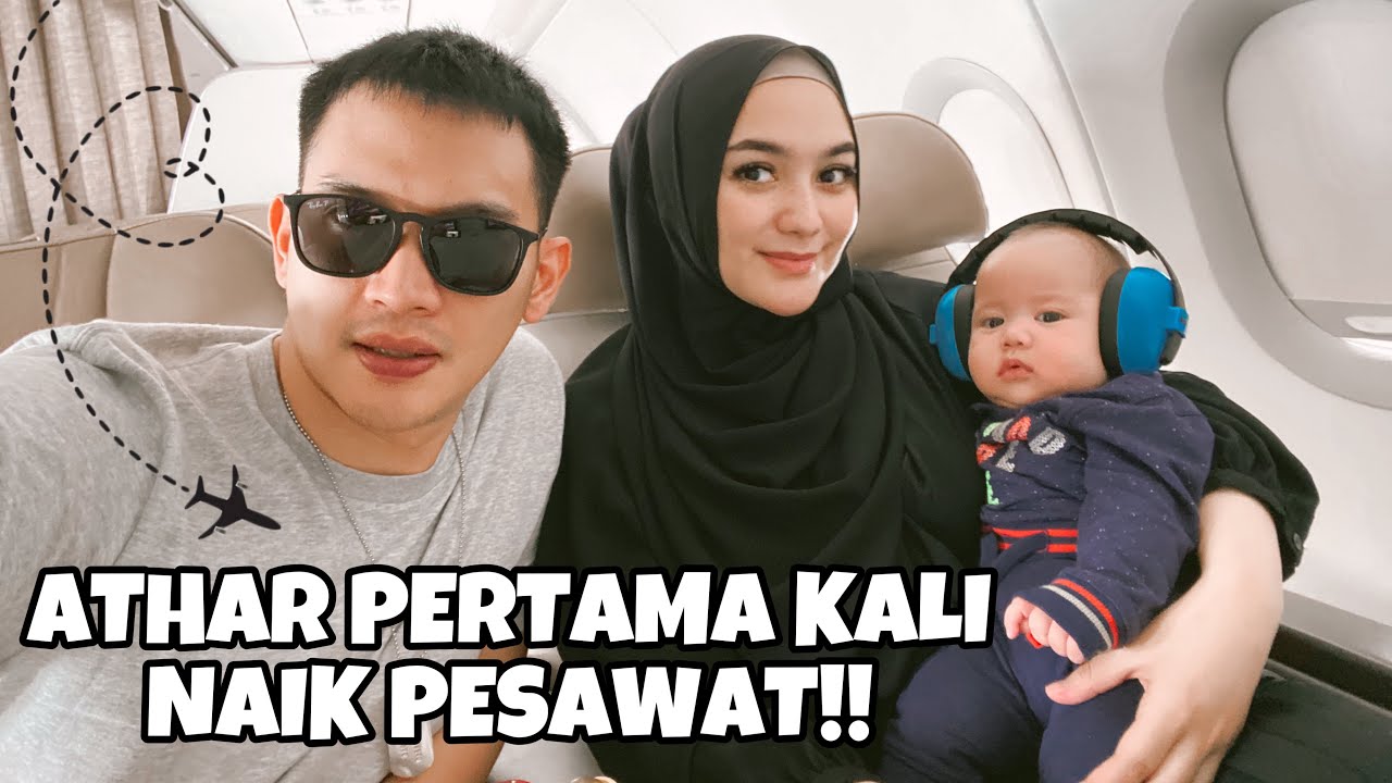 DRAMA NYA ATHAR PERTAMA KALI NAIK PESAWAT.. CITRA REZKY 1st ANNIVERSARY ❤️