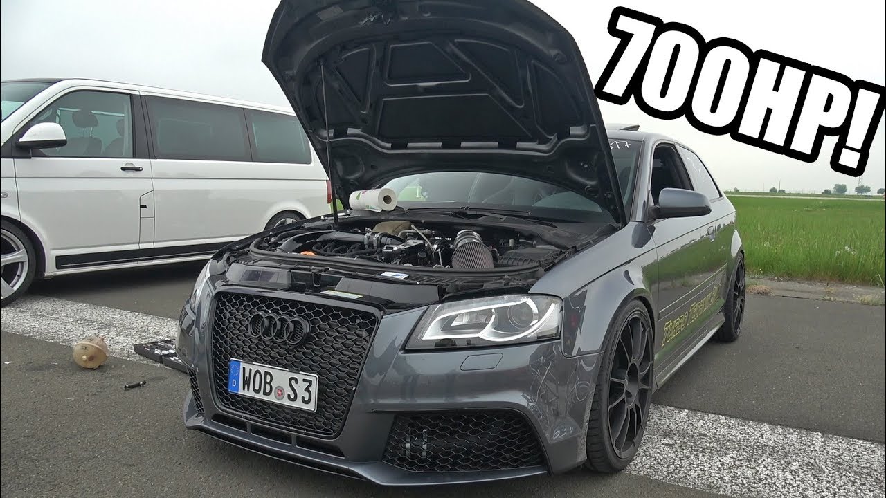 700HP Audi S3 8P Turbo Technik Sami - 1/2 Mile Accelerations!