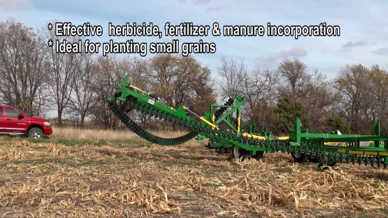 Kelly Diamond Harrow in the field