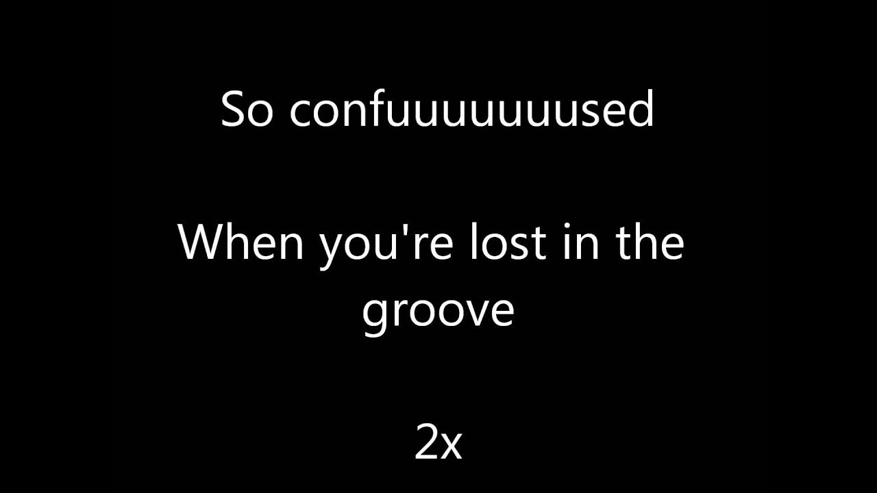 Muse - The Groove (lyrics)