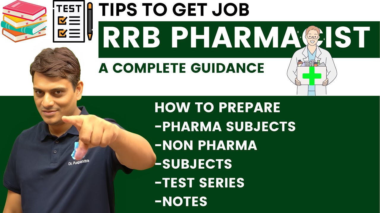 RRB Pharmacist - How to Prepare? | Complete Guidance Pharma & Non Pharma Subjects | Dr. PK Classes