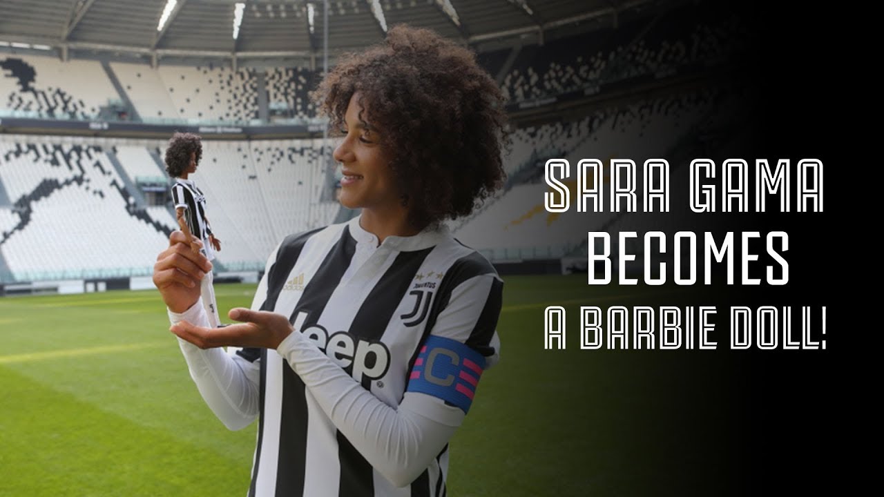 Juventus Women's Sara Gama honored with Sheroes Doll!