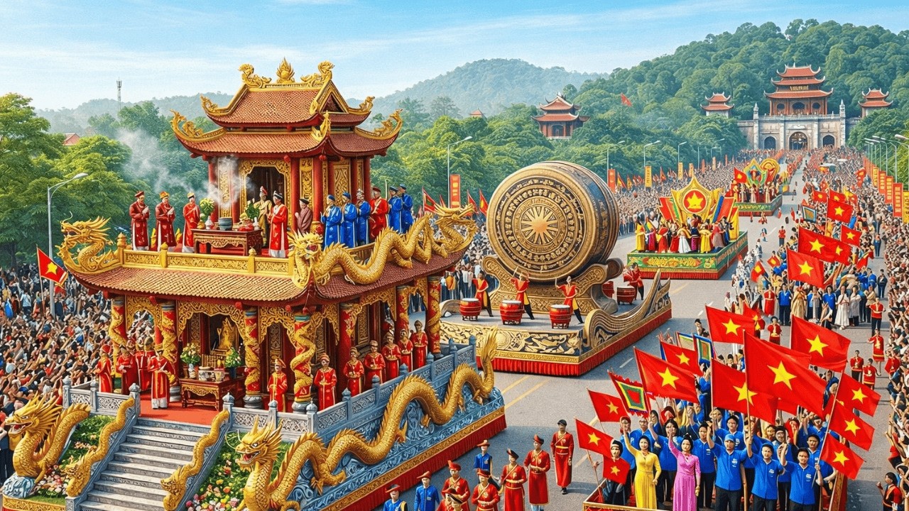 Hung Kings Temple Festival 2026, Phu Tho Vietnam | Epic Cultural Parade & Sacred Ancestral Ceremony
