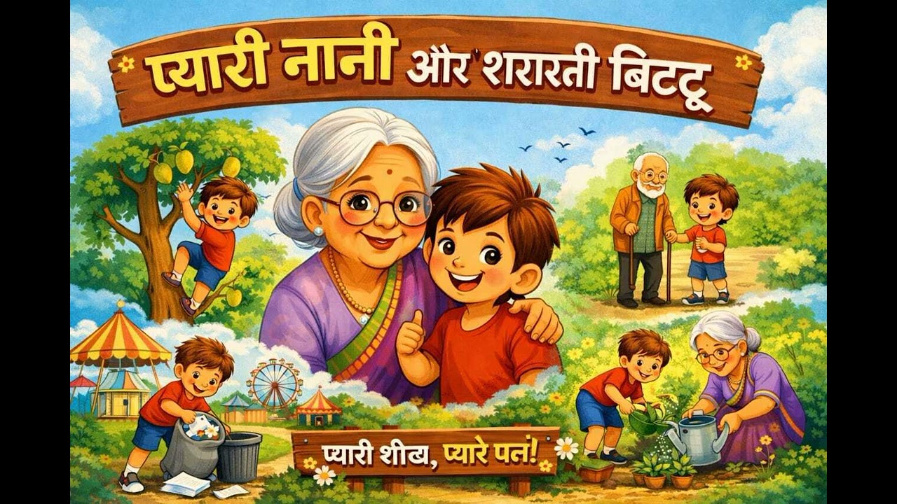 प्यारी नानी और शरारती बिट्टू की कहानी Pyaari Nani aur shararati bittu ki kahani