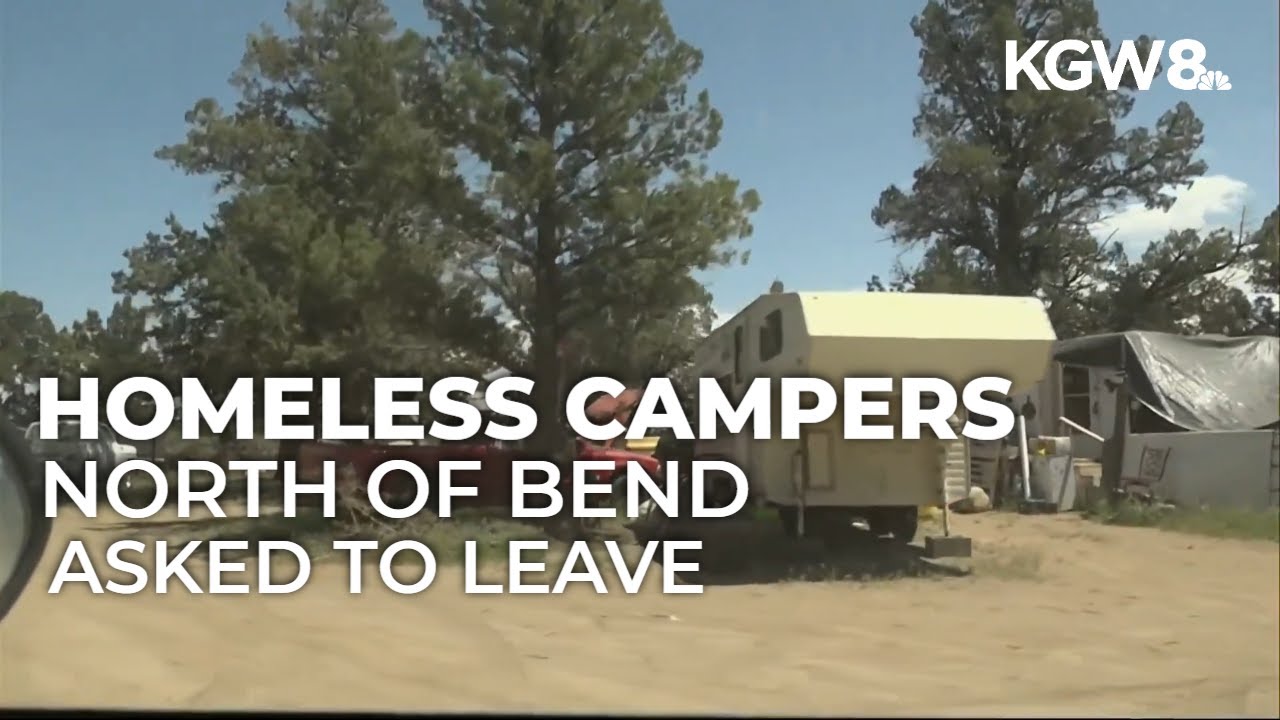 Hundreds of homeless campers living on public land near Bend told to leave