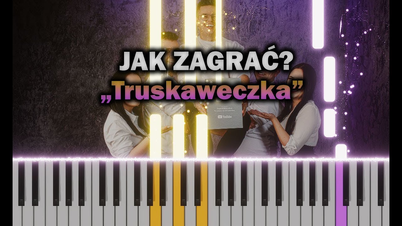 Zespół MASSIVE - Truskaweczka 🎹 Piano Tutorial | Nuty 🔥