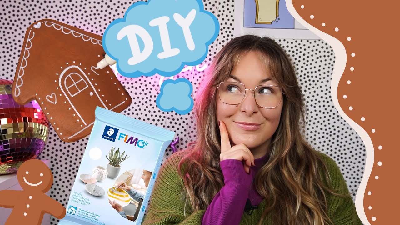 DIY 🎨💕 Gingerbread onderzetters van klei!
