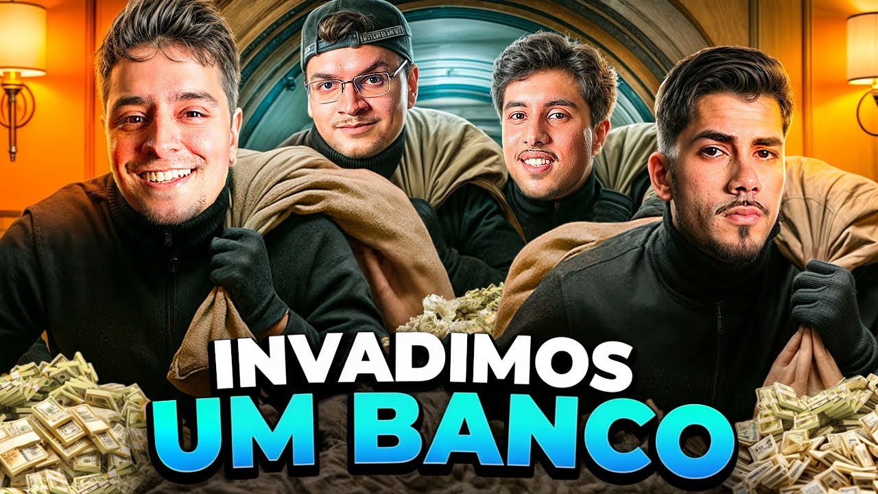 CORINGA ENTROU EM UM BANCO SECRETO COM BRABOX, CAIOX E RENATO