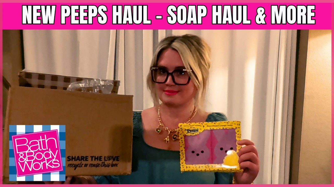 Новая коллекция PEEPS от Bath & Body Works | Плюс огромная покупка мыла и многое другое #bathandb...