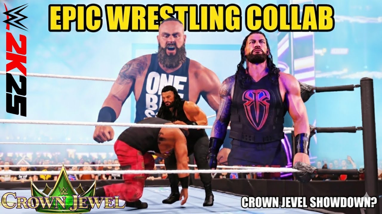 FULL MATCH: Braun Strawman vs. Roman Reigns: WWE2K25 Crown Jewel