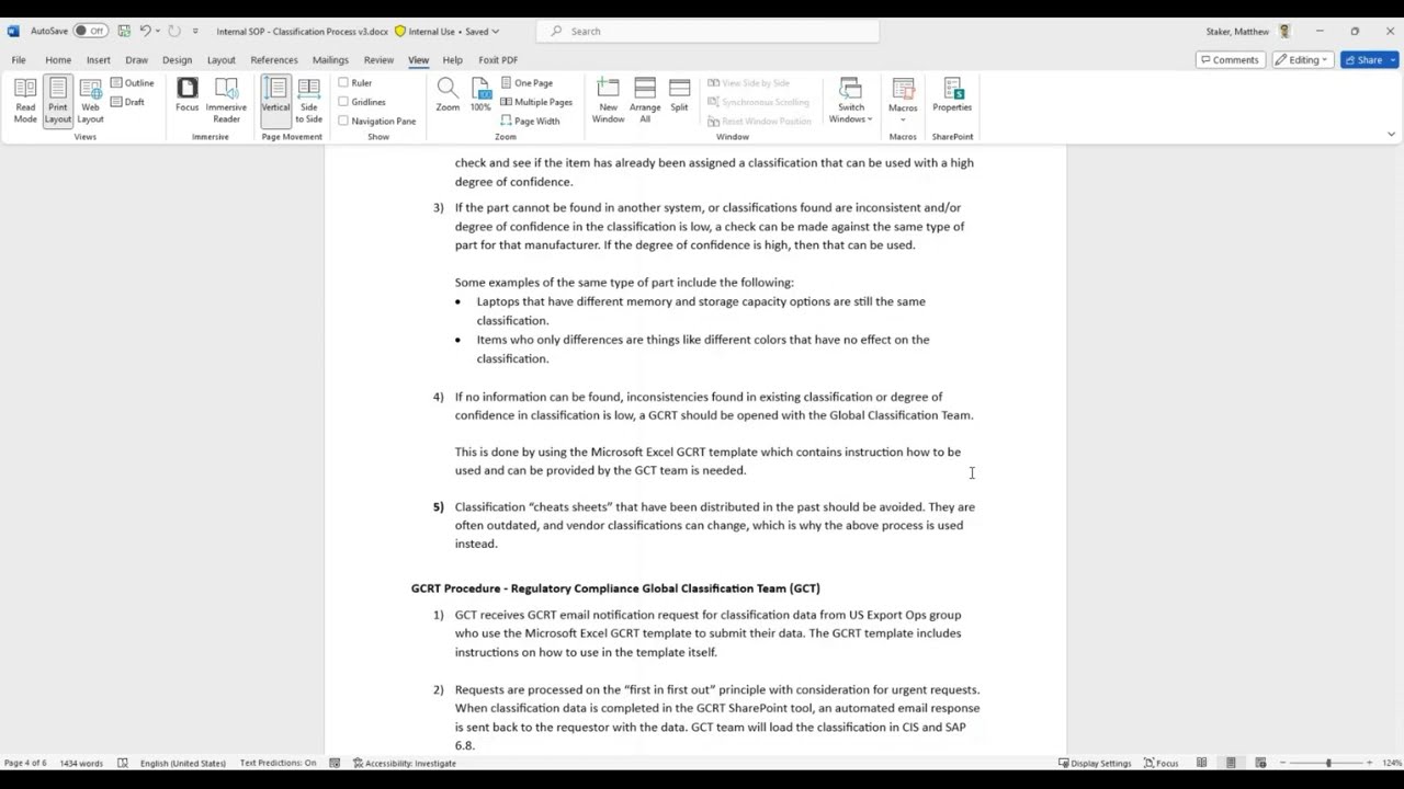 RC EXPORT CLASSIFICATION TRAINING 2024