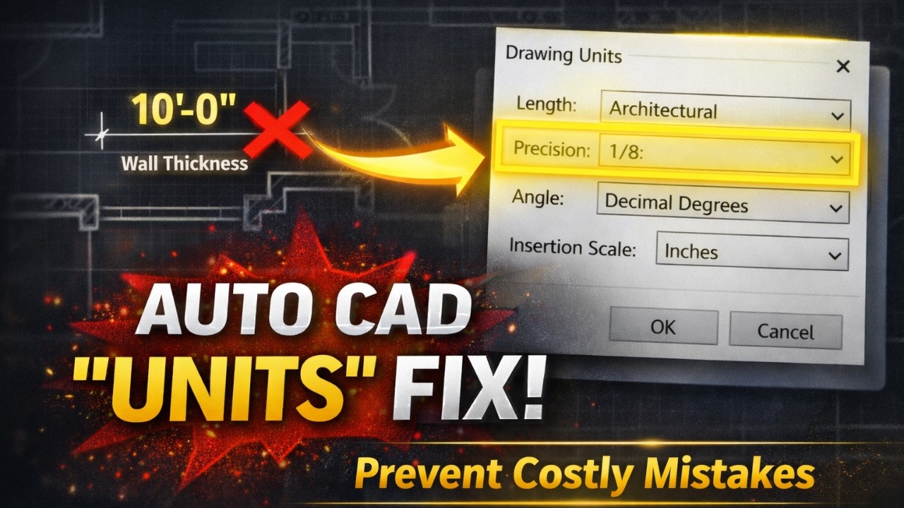 How to Set Up Units in AutoCAD (Beginner-Friendly Guide)