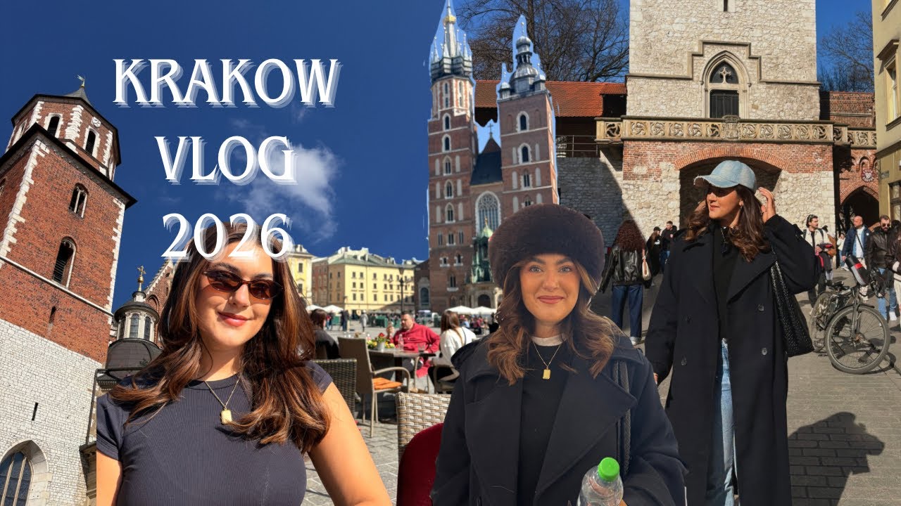 Krak&oacute;w, Poland 🇵🇱 | March 2026 Travel Vlog 🤍 Weekend Getaway 