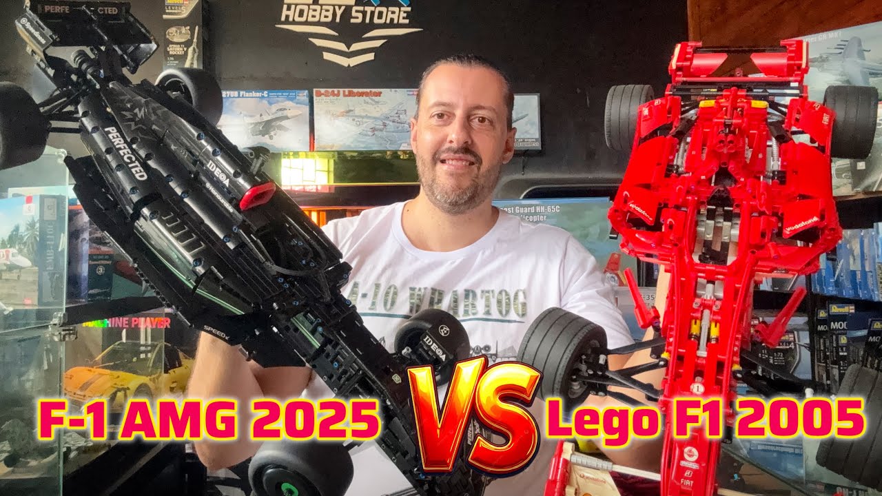 Ferrari LEGO F1  ORIGINAL vs F1 AMG Chinês – Qual Surpreende MAIS, Original vs lego chines