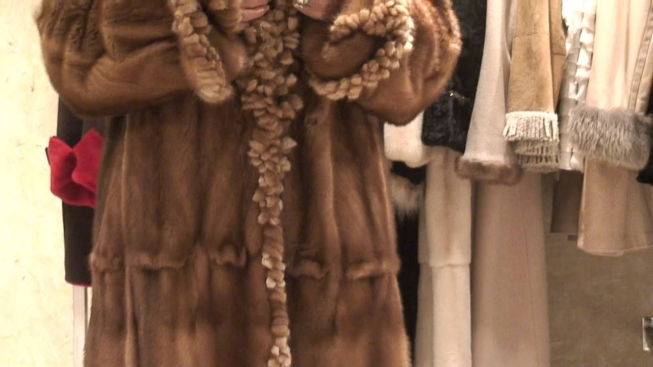 Whiskey Mink Coat  #002154