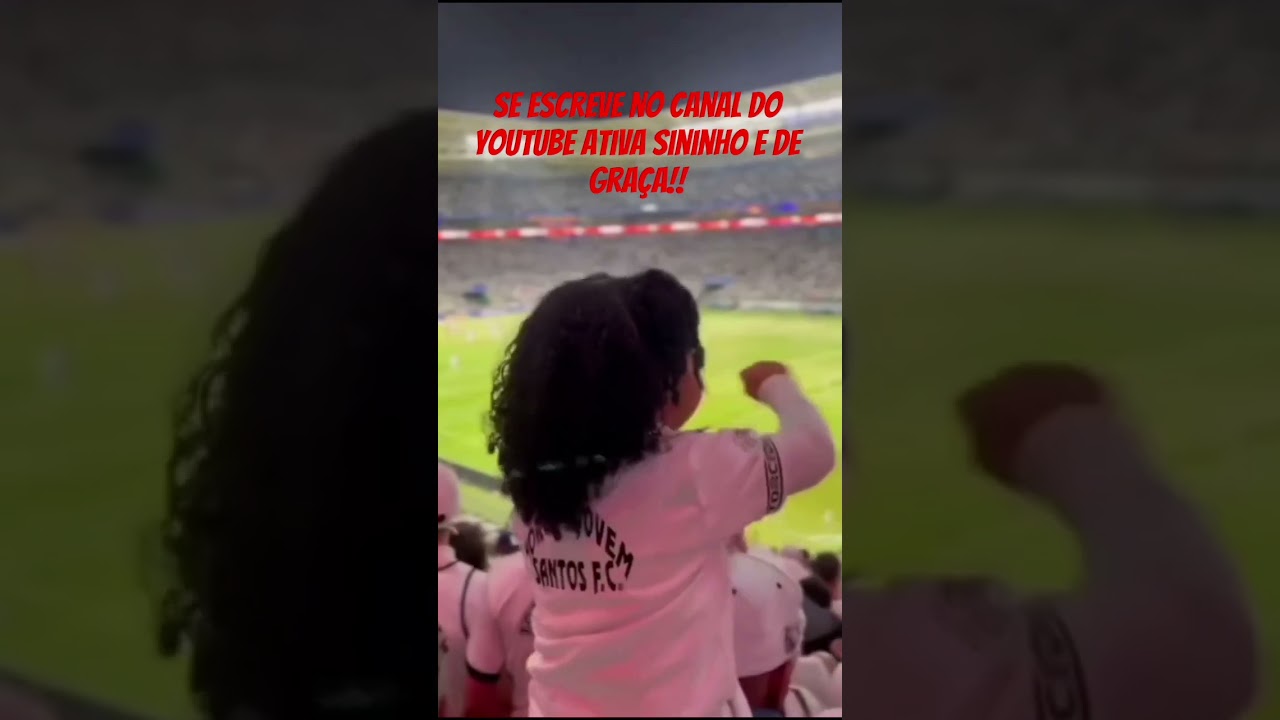 TORCIDA JOVEM SANTOS NA ARENA FONTE NOVA EM SALVADOR BAHIA 