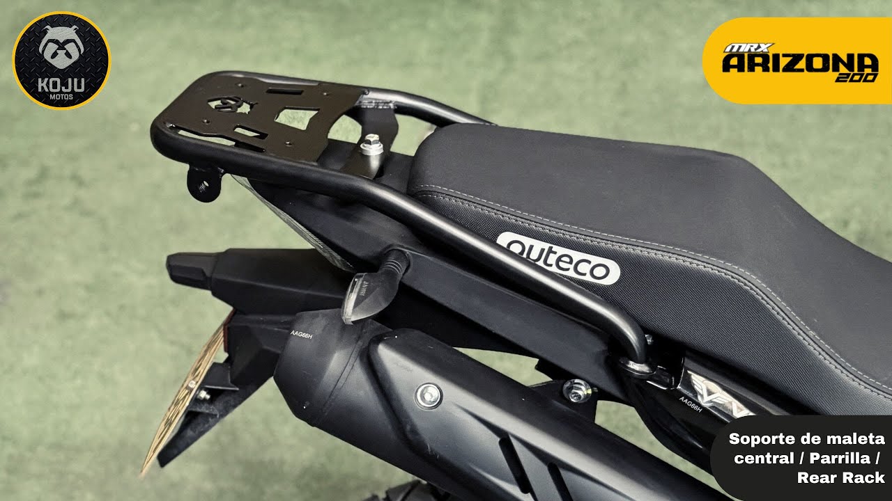 🔧🧰 Victory MRX Arizona 200: Soporte de maleta central / Parrilla  / Rear Rack - KOJU