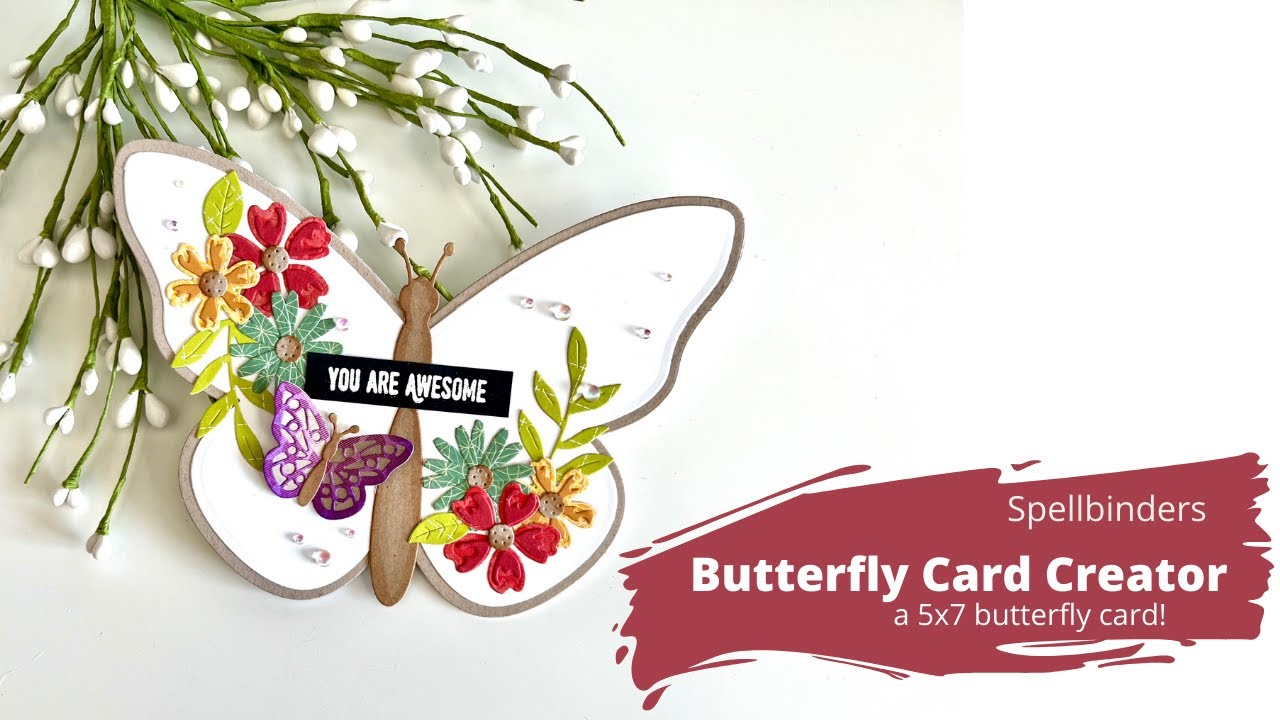 Spellbinders Butterfly Card Creator
