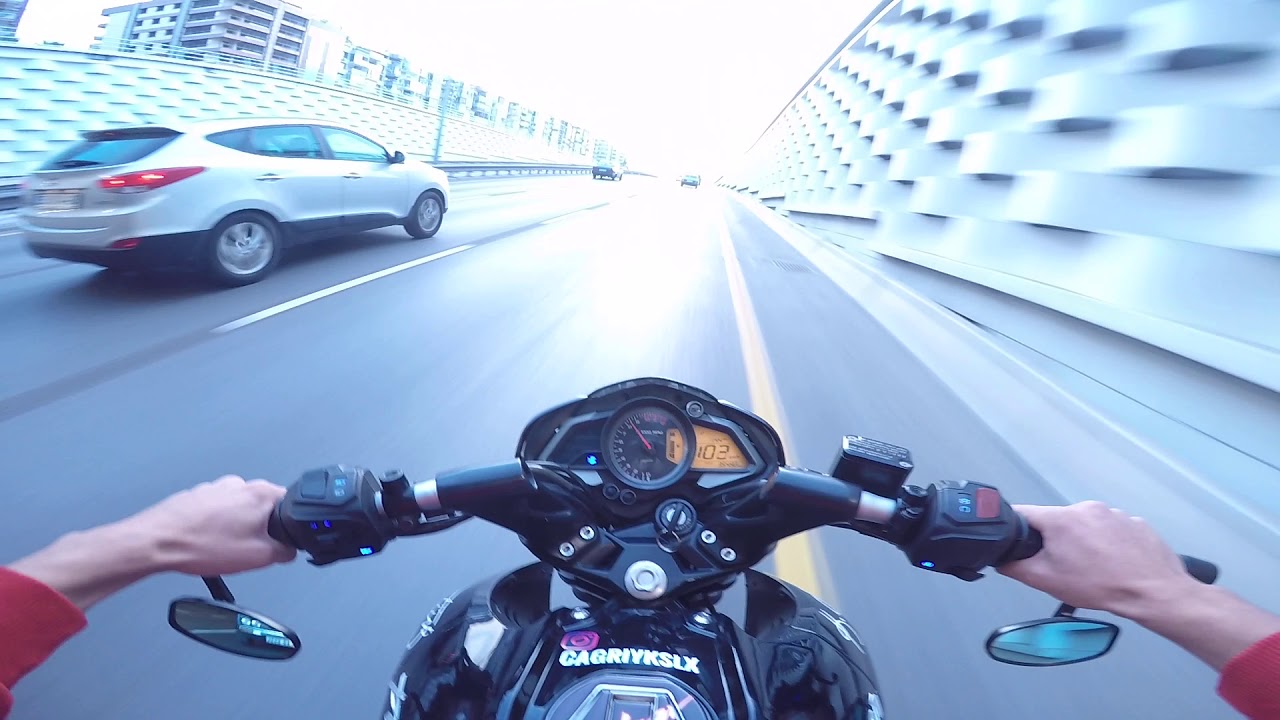 Motorum ile sahilde gazladım! |bajaj pulsar 200ns