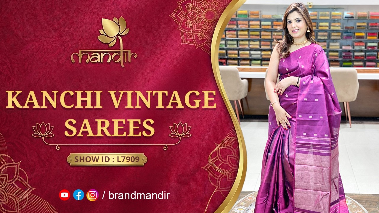 Kanchi Vintage Sarees Collection | WhatsApp Number 733 733 7000 | Brand Mandir Sarees LIVE