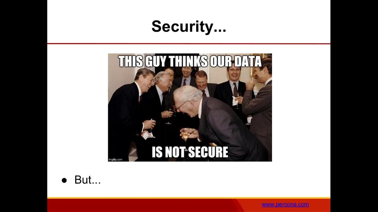 MongoDB Security - Stephane Combaudon - MongoDB Talk -  Percona Live 2016