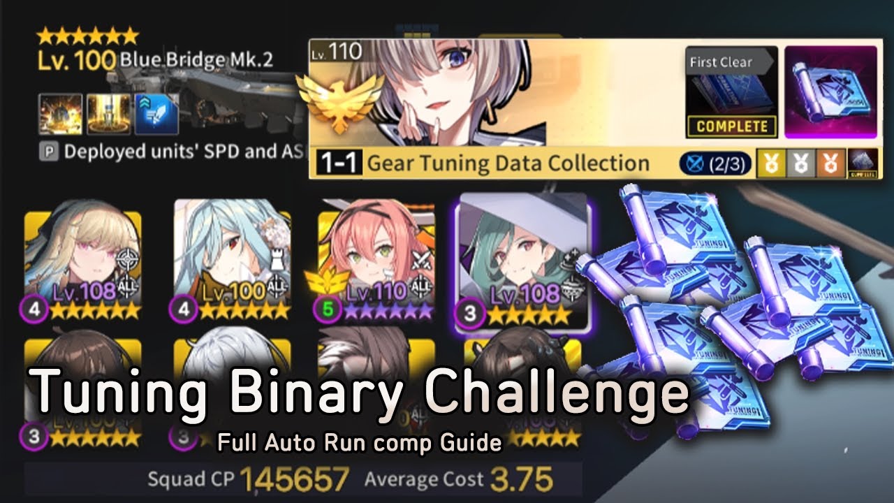 [Counter Side] Tuning Binary Challenge Full Auto Guide | CS Global Server Guides