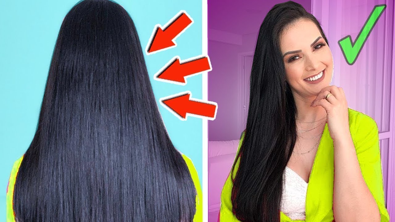 COMO FAZER CAUTERIZAÇÃO NO CABELO EM CASA PASSO A PASSO (Sem Química) RESULTADO de Salão em MINUTOS!