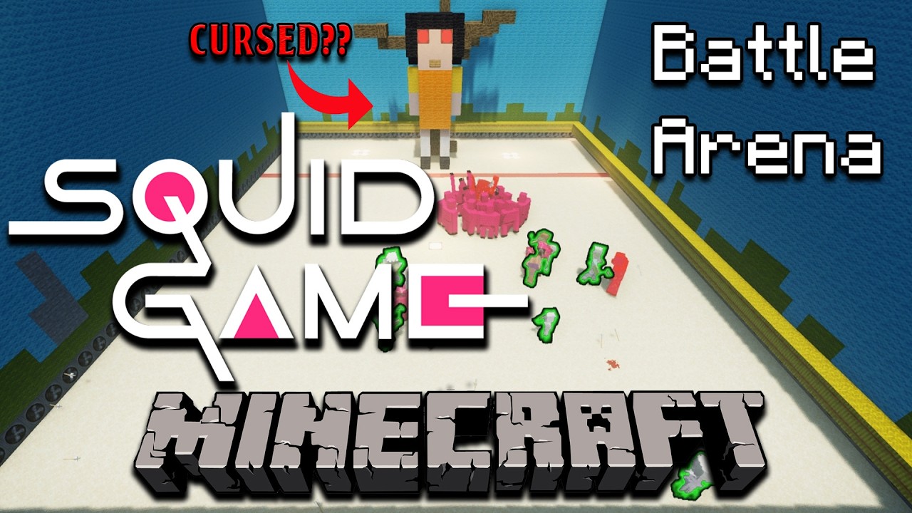 Minecraft Squid Game Warden vs Iron Golem LIVE (vertical) – #minecraft #squidgame #shorts