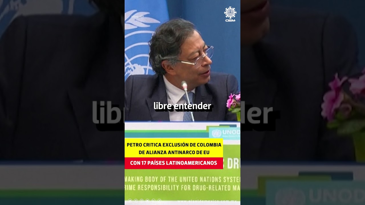 Petro critica exclusi&oacute;n de Colombia de alianza antinarco de EU con pa&iacute;ses americanos #colombia