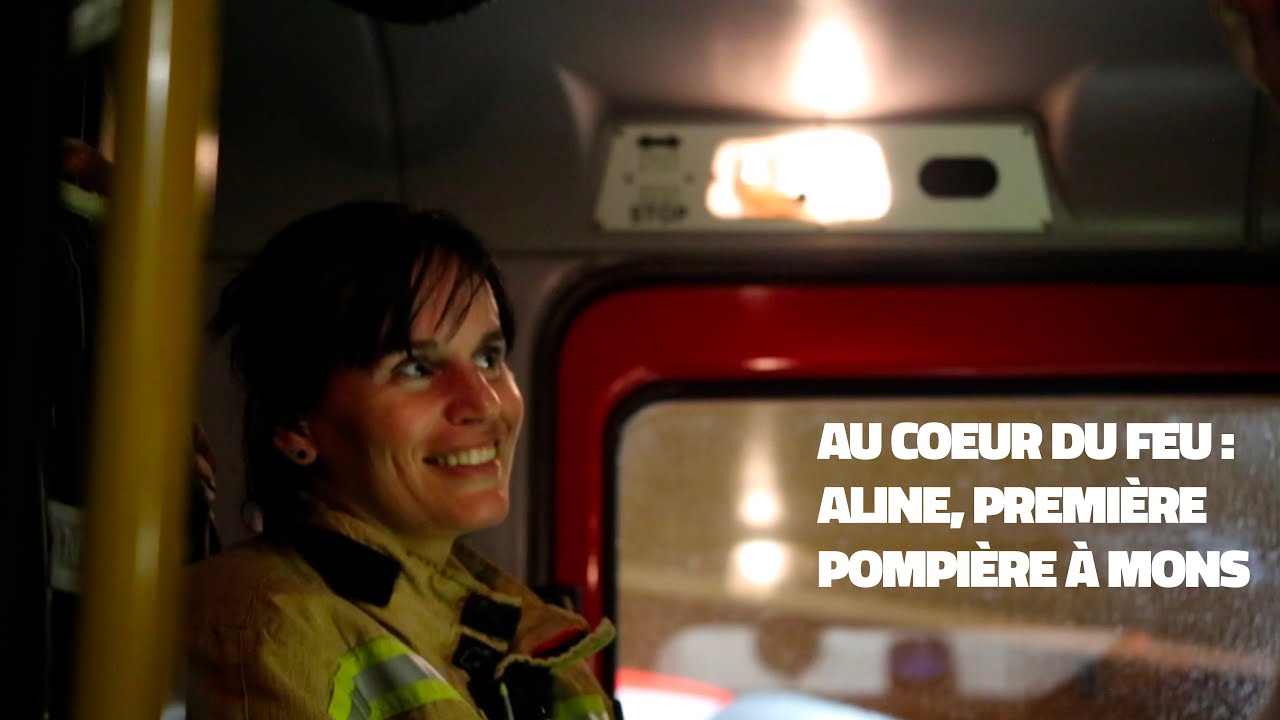 Au coeur du feu : Aline, première pompière à Mons