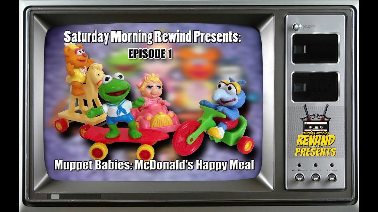 Muppet Babies kids meal toys from McDonalds - w/ Katie Leigh (Retro unboxing toy review show!)