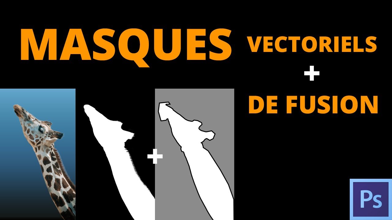 Associer un masque vectoriel et un masque de fusion (Photoshop)