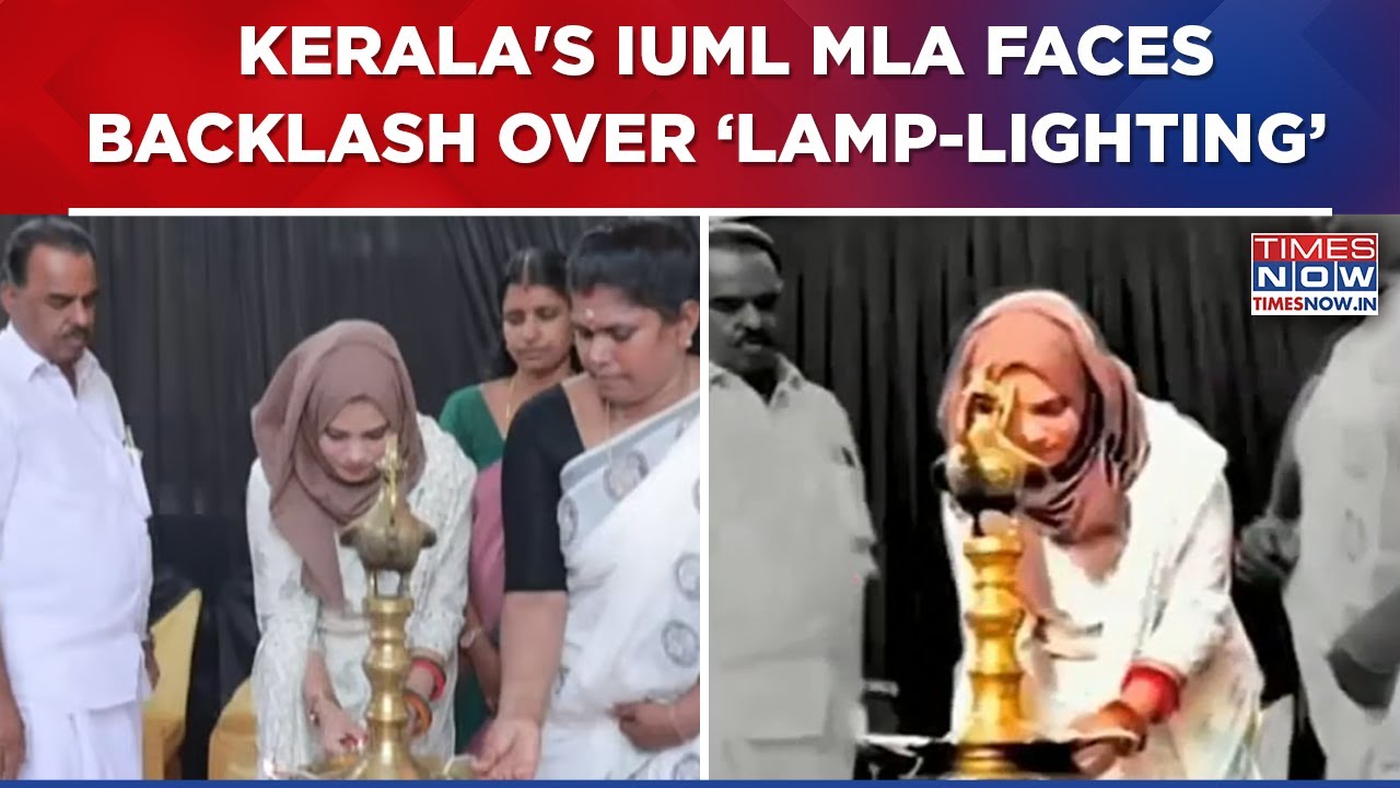 Kerala Diya Row Heats Up: First IUML Woman MLA Faces Backlash Over Lamp-Lighting