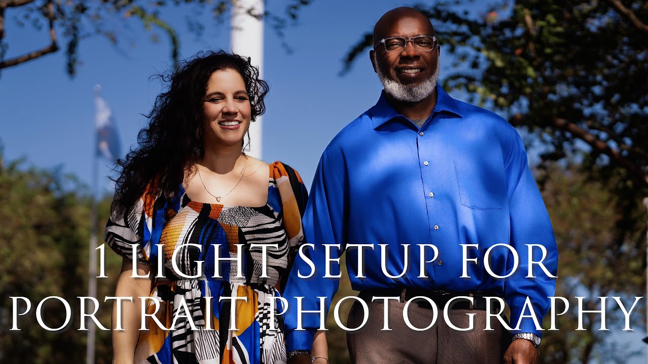 ONE LIGHT SETUP FOR PORTRAIT PHOTOGRAPHY