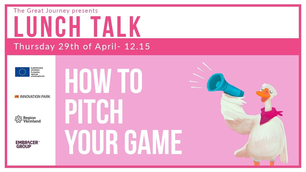 Digital Lunch Talk | How to pitch your game with Bj&ouml;rn Toreld