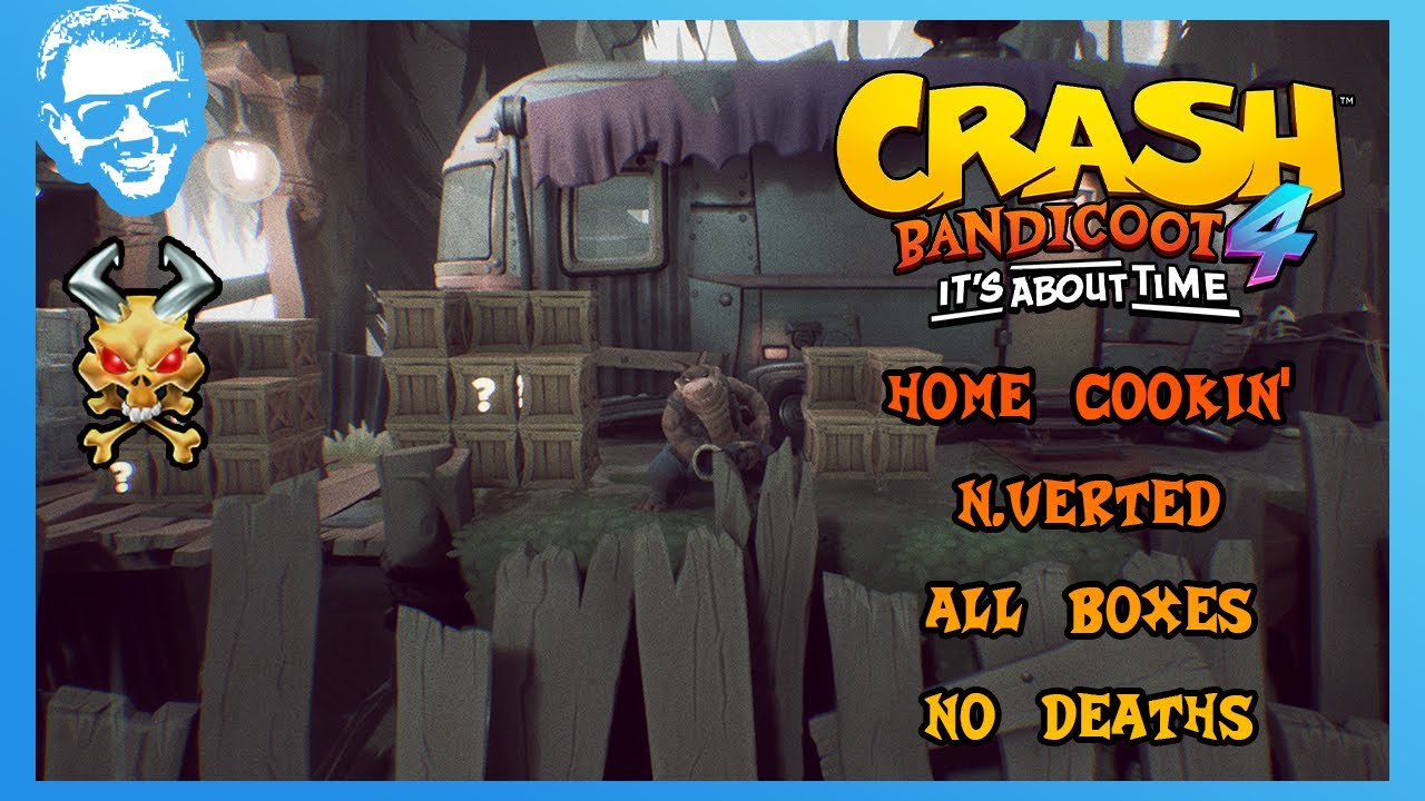 Home Cookin' (N.Verted) — Полное прохождение — Без смертей — Все драгоценности — Crash Bandicoot ...