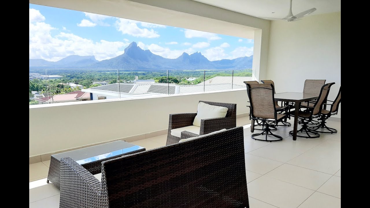 Properties in Mauritius - Furnished Apartment with Exquisite Sea and Mountain Views