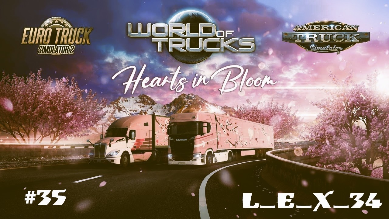 #35 Евро Трек Симулятор 2 / Euro Truck Simulator 2 - Hearts in Bloom  (Delivery event)